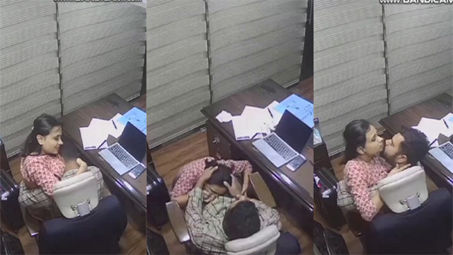 Office CCTV Scandal Blowjob 2 Clip